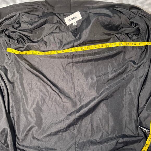 BB Dakota Women’s Black Evening Party Velvet Blazer Jacket Size S - Picture 9 of 12